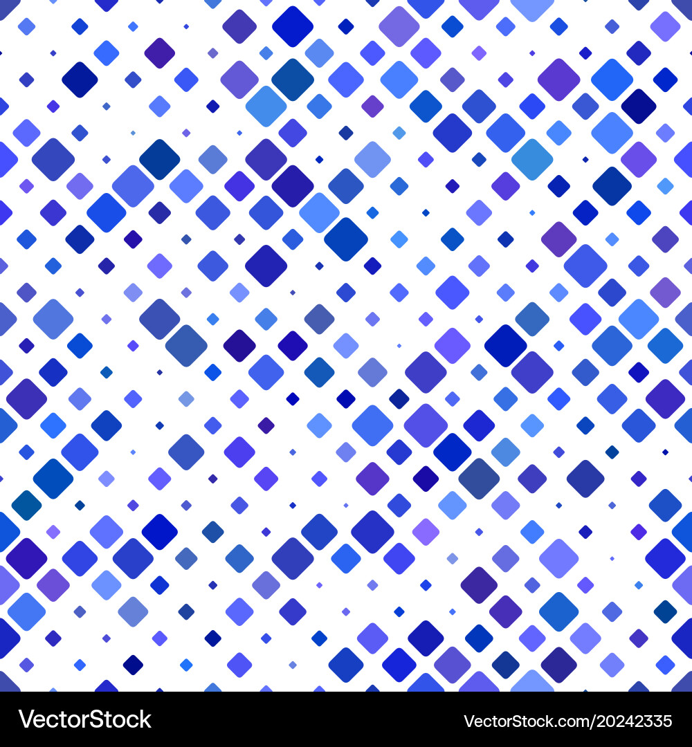 Geometric diagonal rounded square pattern vector image