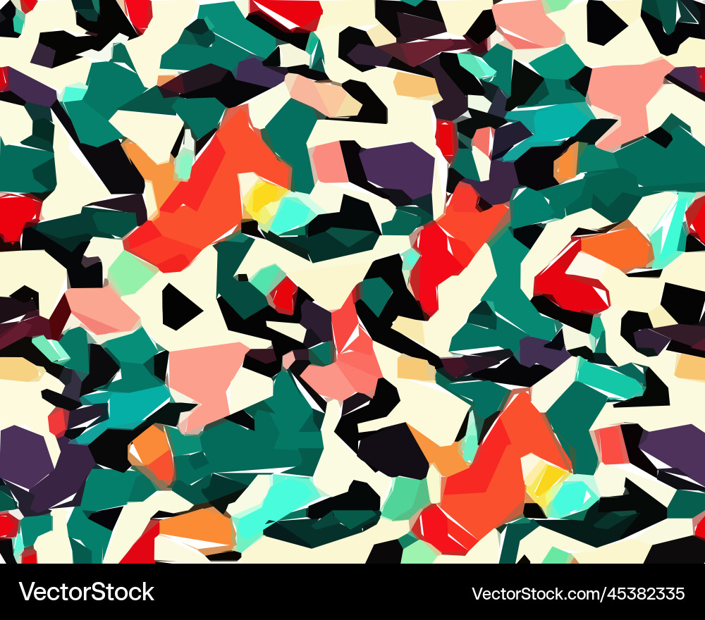 Set of colorful leaf patterns for web wallpaper Vector Image