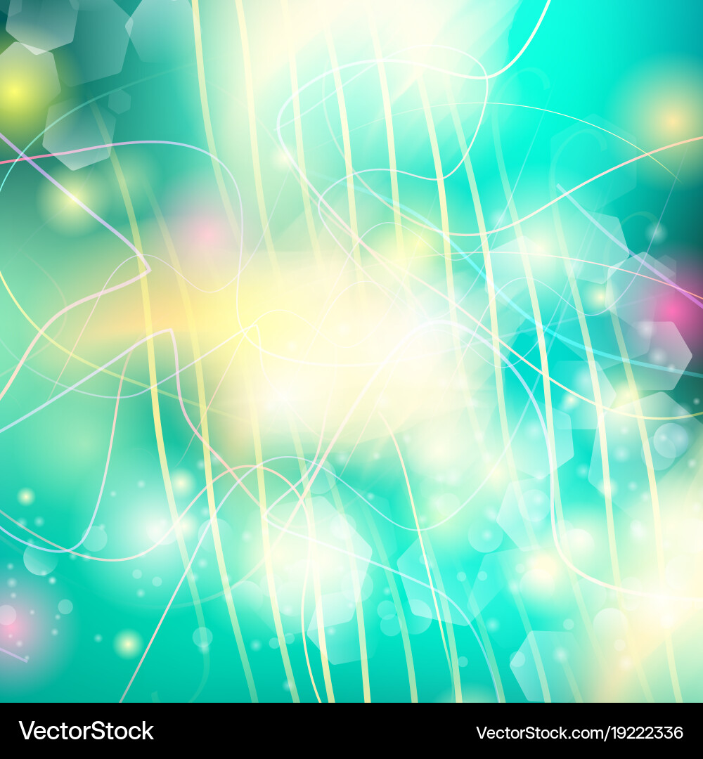 Abstract defocused bokeh lights background Vector Image