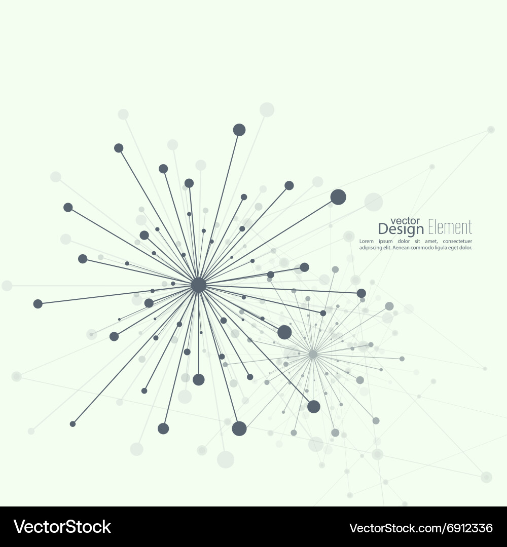 Array with dynamic emitted particles Vector Image