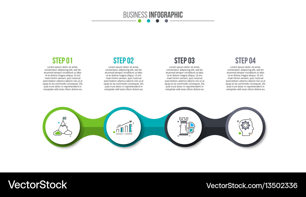 Data Visualization Chart Template vector image