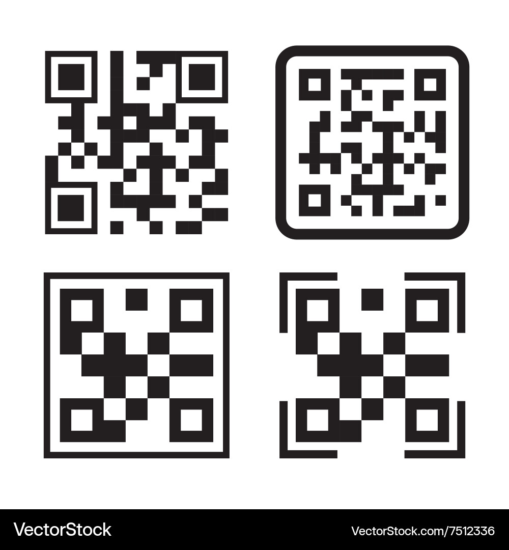 Digital code design vector image