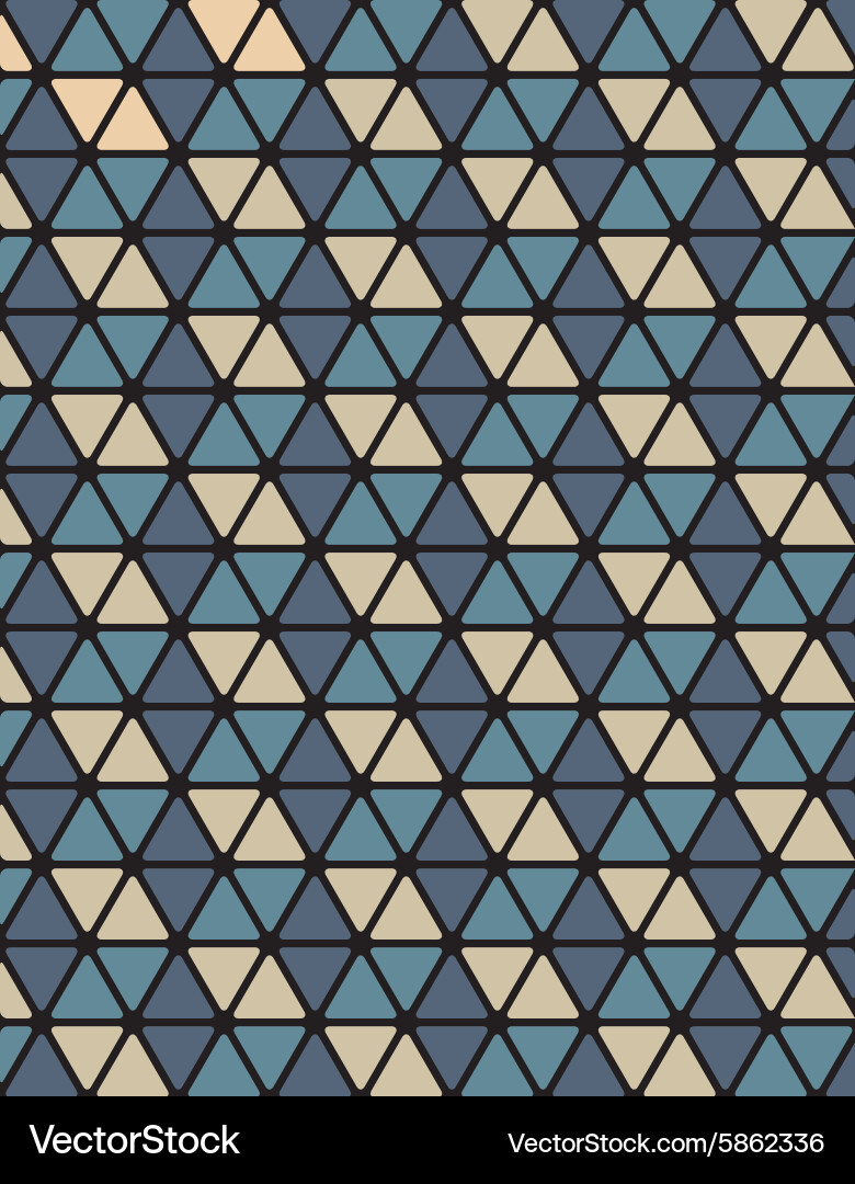 Geometric Triangle Pattern Vector Image