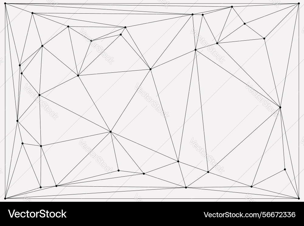 Global network connection background for banner vector image