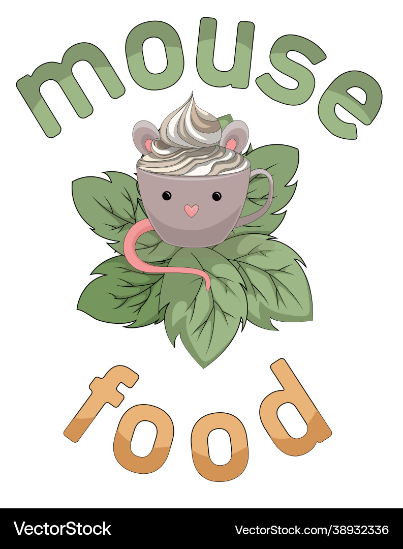 Image goodies in form a mouse Vector Image