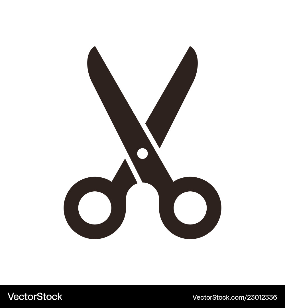 Scissors Icon - Isolated vector image