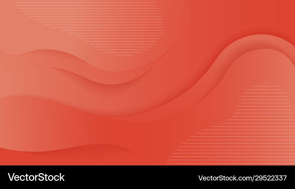3d orange abstract background curve waves 3d orange abstract background curve waves vector image