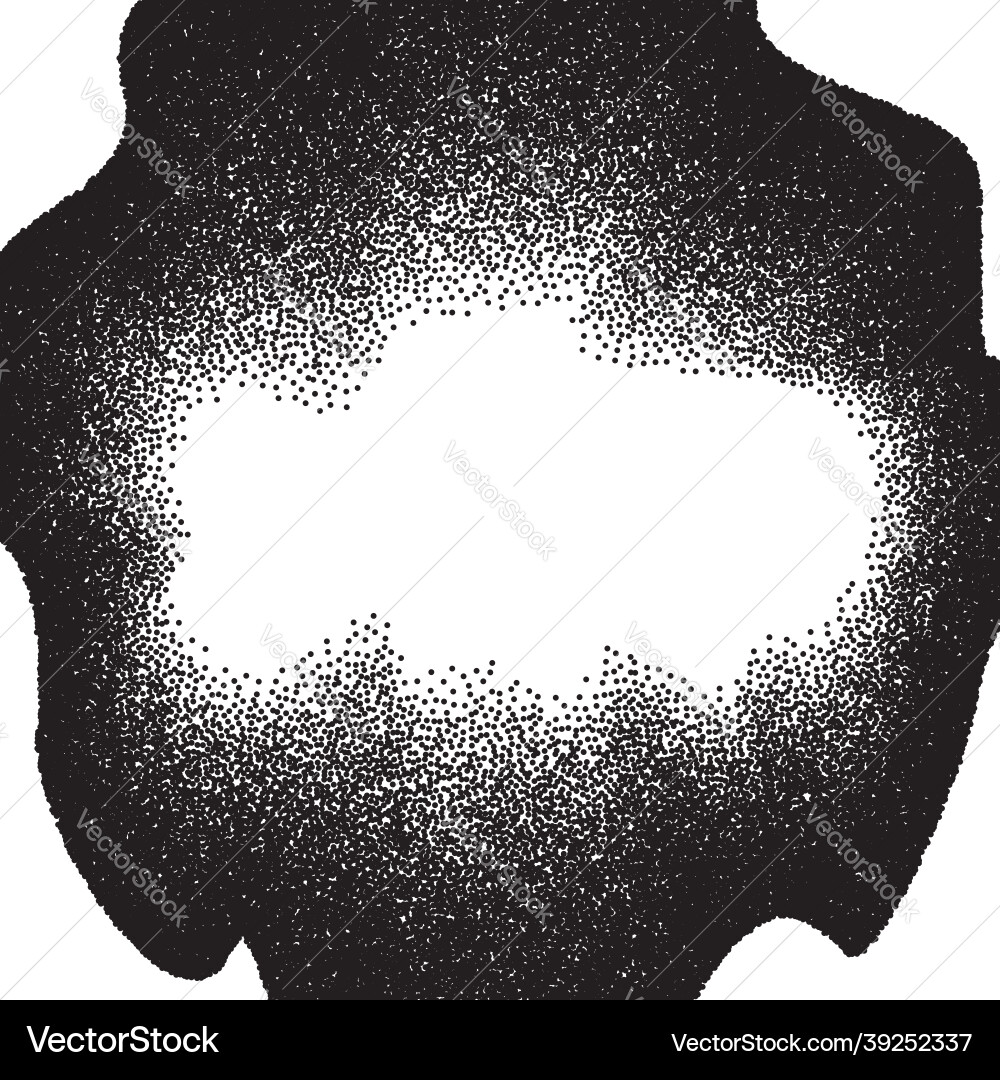 Abstract background with wave of scattered dots Vector Image