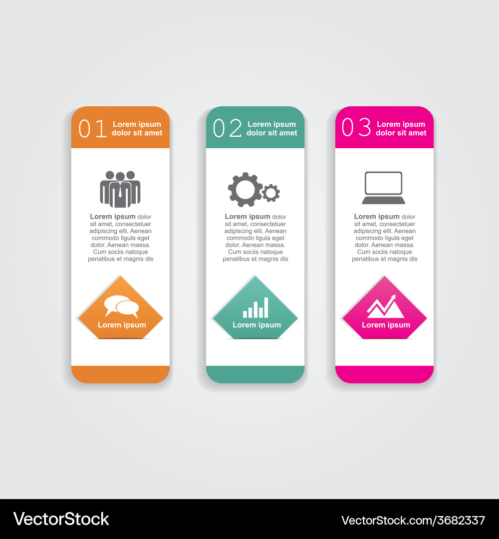 Abstract infographic Vector Image