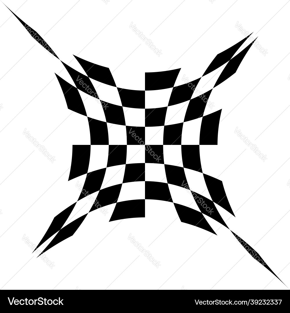 Distorted abstract geometric shape elements Distorted abstract geometric shape elements Vector Image