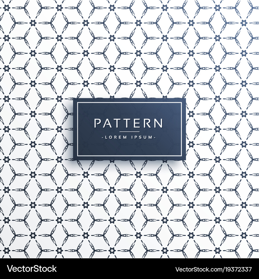 Modern geometric pattern shape background vector image