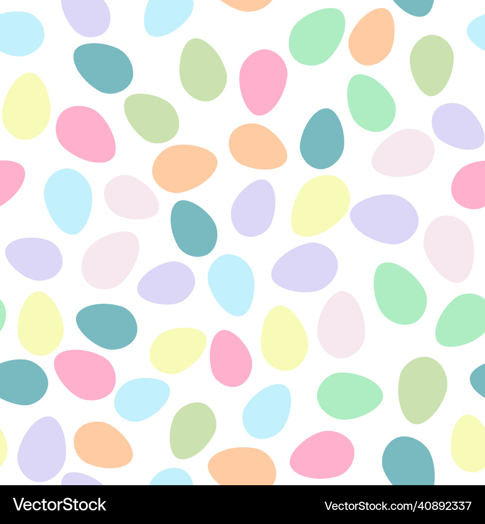 Seamless pattern with colorful easter eggs Seamless pattern with colorful easter eggs vector image