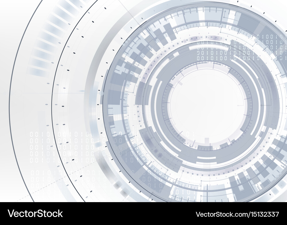 Technological abstract digital circuit network Vector Image