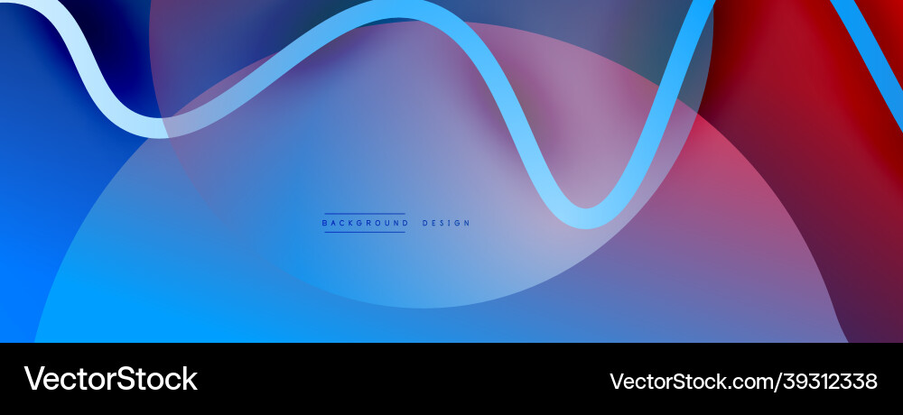 Abstract gradient background with wave line Abstract gradient background with wave line Vector Image