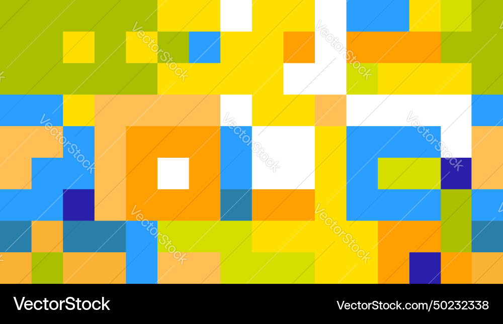 Abstract modern background with pixels pattern vector image