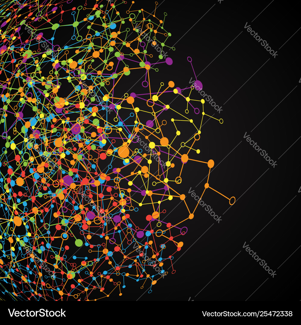 Abstrakter polygonaler Hintergrund mit verbundenen Punkten Abstrakter polygonaler Hintergrund mit verbundenen Punkten vektorbild
