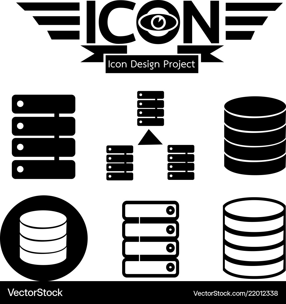 Data storage icon Vector Image