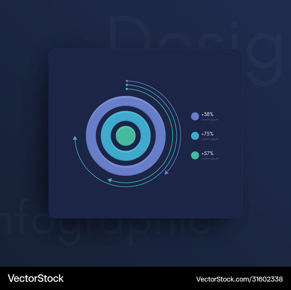 Graphic infographics template for creating web Graphic infographics template for creating web vector image