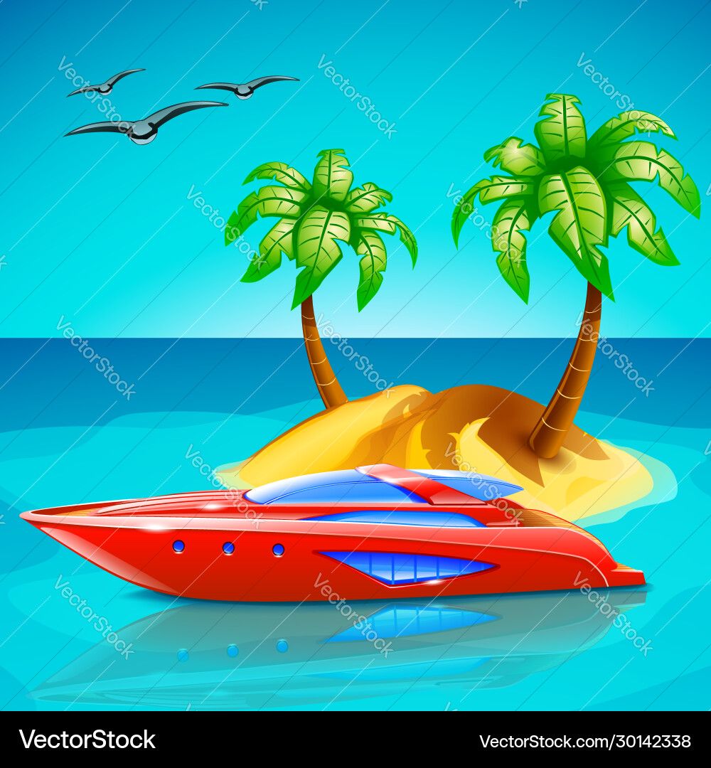 Island Royalty Free Vector Image - VectorStock
