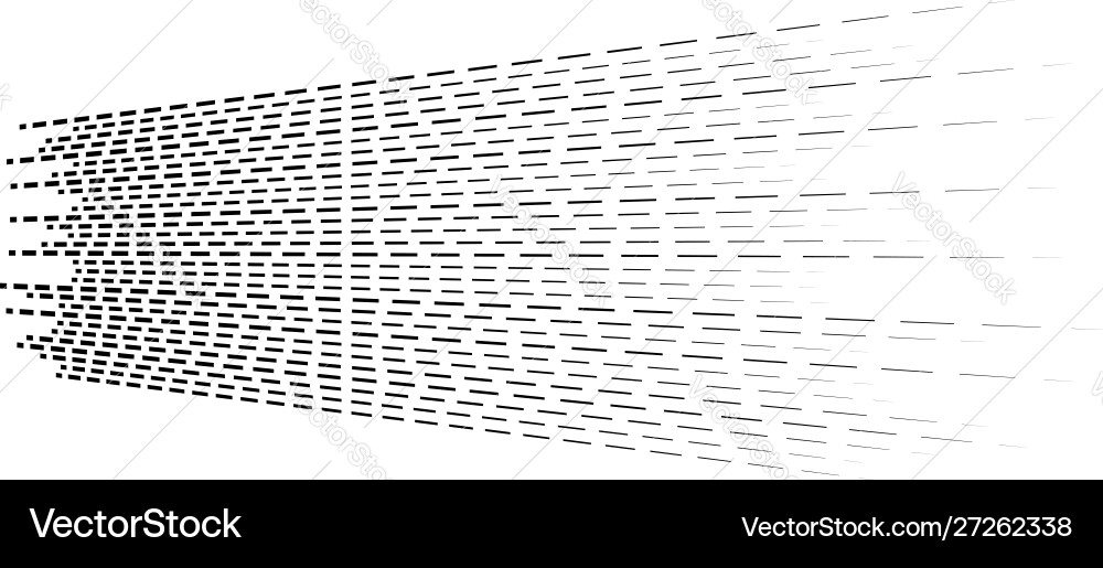 Random 3d dashed lines in perspective segmented Random 3d dashed lines in perspective segmented vector image