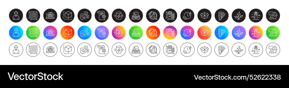 Technical documentation floor plan and brush line Vector Image