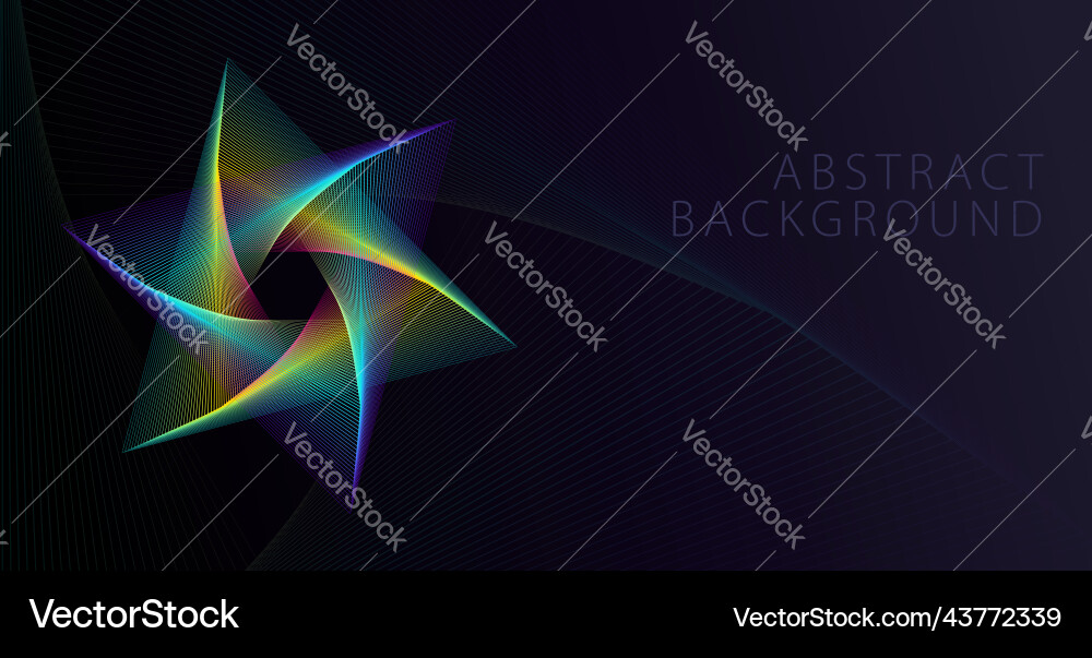 Abstract background triangle shape lines hexagram Abstract background triangle shape lines hexagram vector image