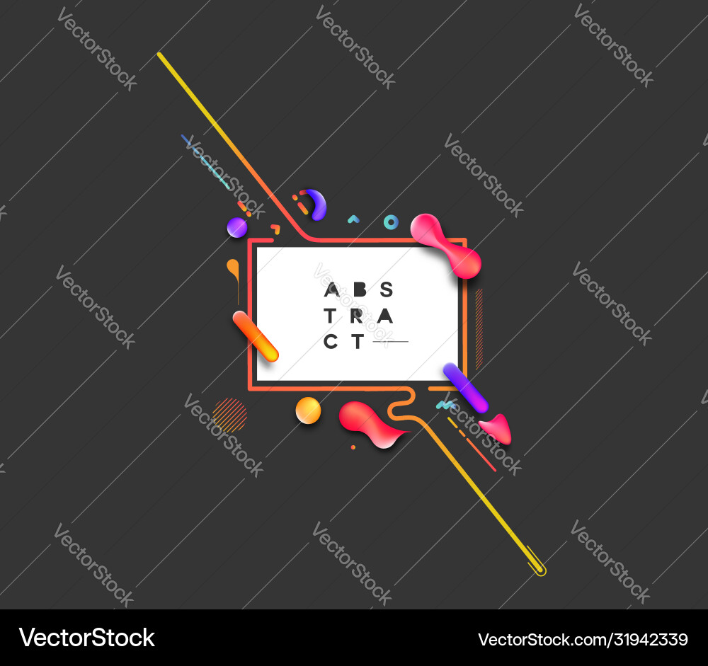 Abstract colorful pattern design and background vector image