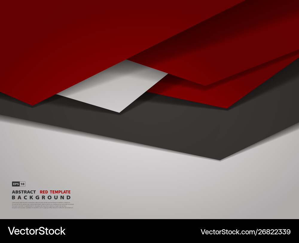 Abstract gradient red triangle overlap design Abstract gradient red triangle overlap design vector image