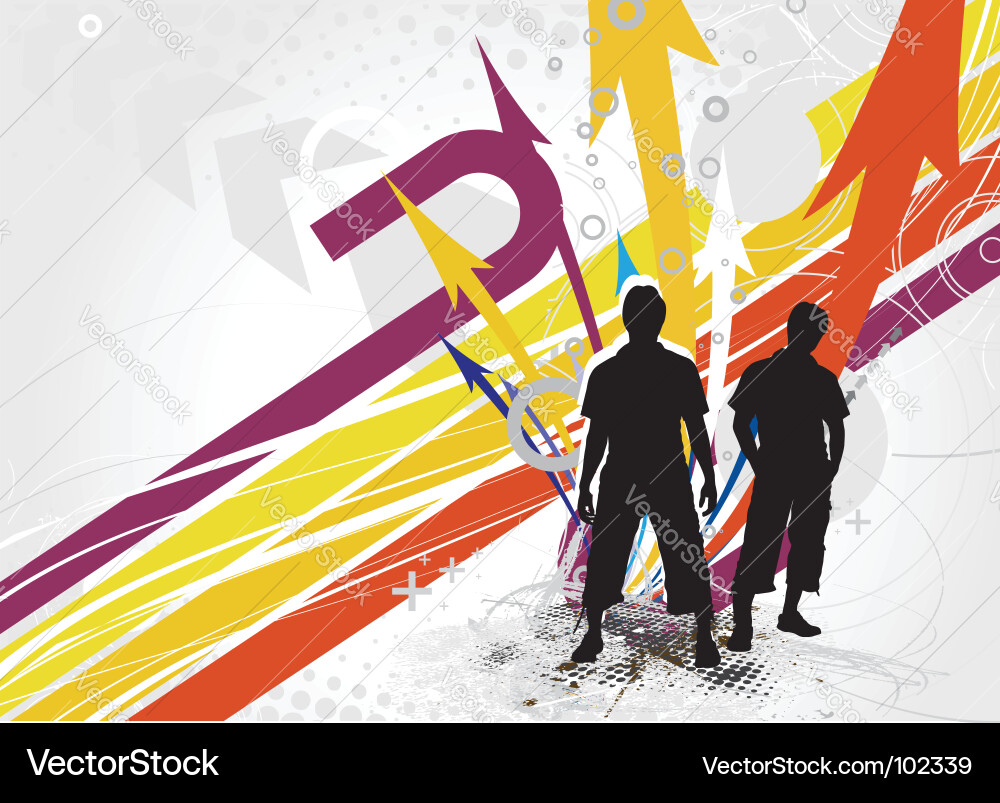 Abstract Tech Background vector image
