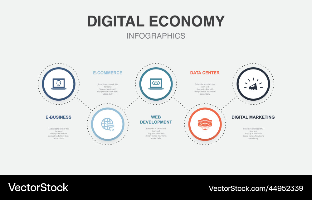E-business e-commerce web development data vector image