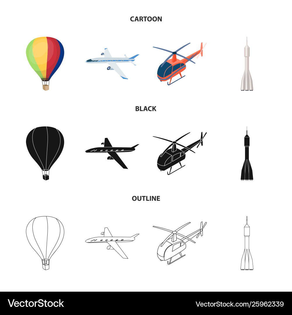 Isolated object transport and icon set Isolated object transport and icon set vector image