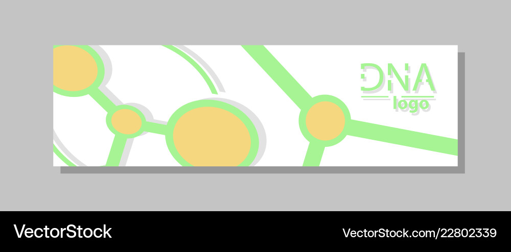 Molecular structure with connected lines and dots vector image