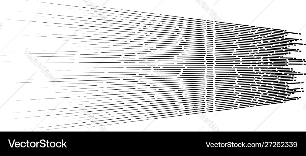 Random 3d dashed lines in perspective segmented Random 3d dashed lines in perspective segmented vector image