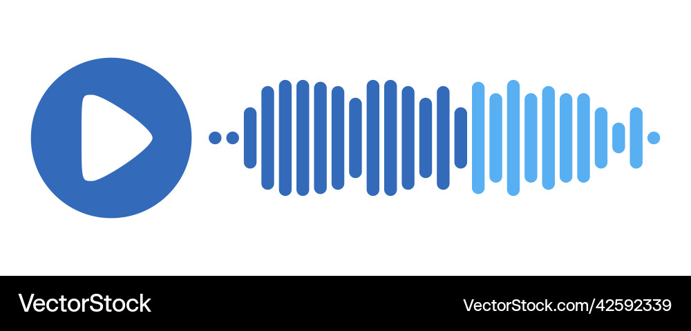 Recording of audio message template ui element Recording of audio message template ui element vector image