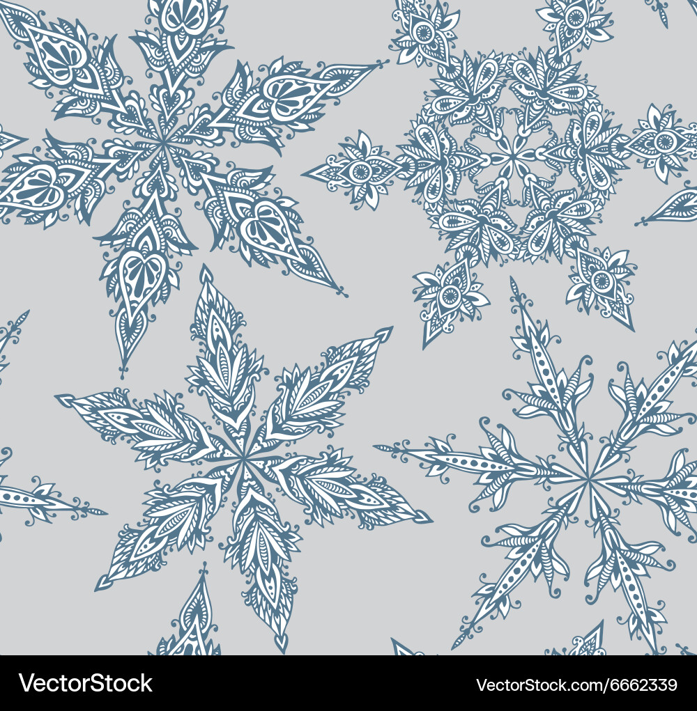 Seamless pattern with hand drawn graphic doodle Vector Image