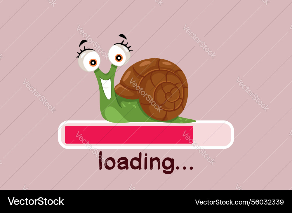 Segel auf einer Ladeleiste symbolisieren langsames Internet Segel auf einer Ladeleiste symbolisieren langsames Internet vektorbild