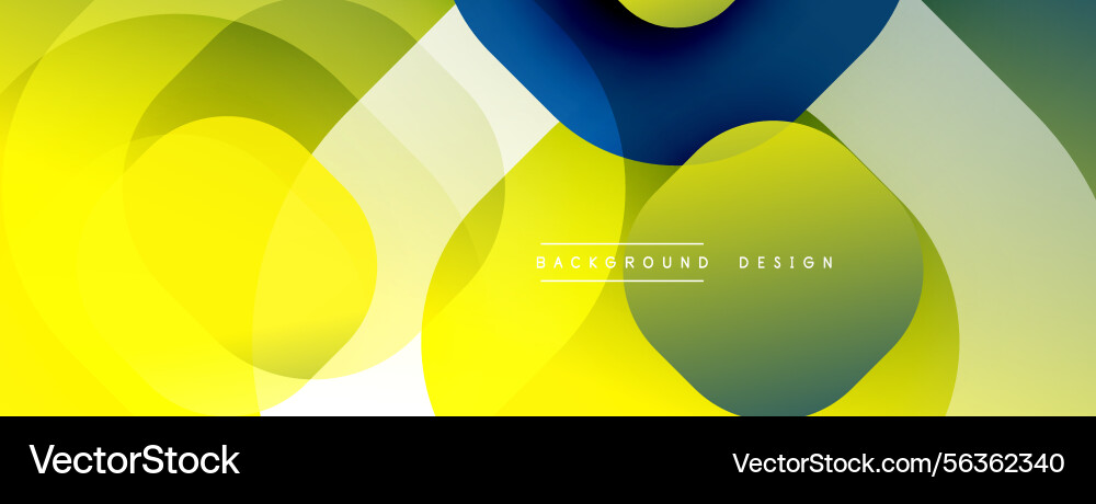 Abstract background overlapping circles vibrant Abstract background overlapping circles vibrant vector image