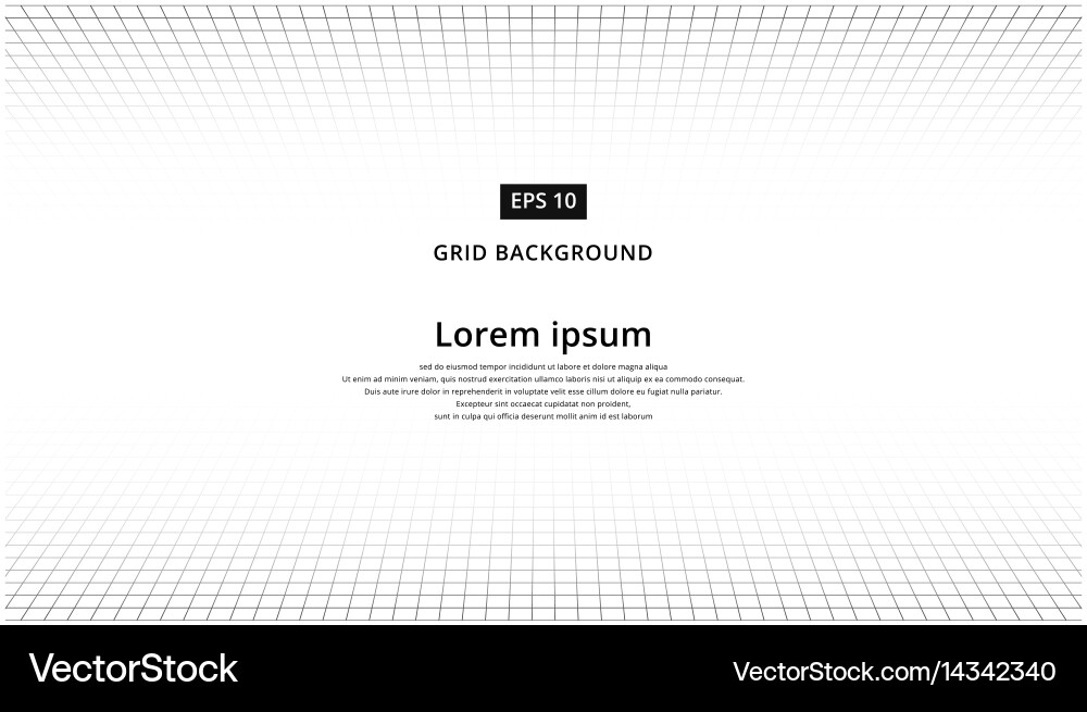 Abstract background perspective grid tiled floor vector image