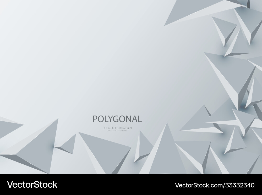 Abstract background with 3d triangles Abstract background with 3d triangles vector image