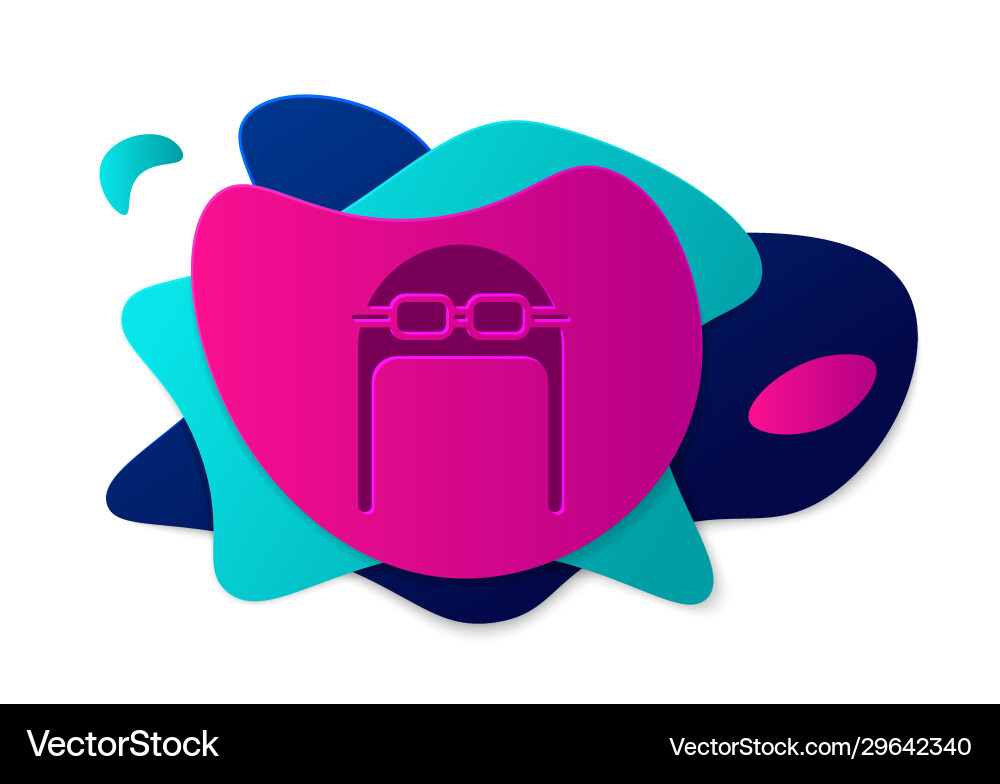 Color aviator hat with goggles icon isolated Color aviator hat with goggles icon isolated vector image