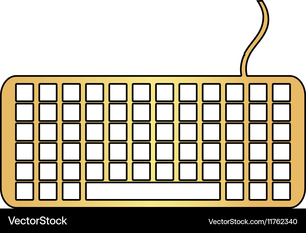 Keyboard computer symbol Vector Image