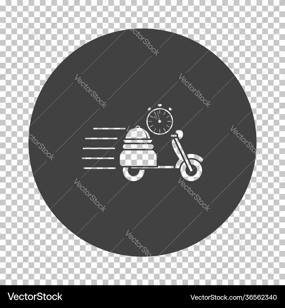 Restaurant Roller Lieferung Icon Restaurant Roller Lieferung Icon vektorbild
