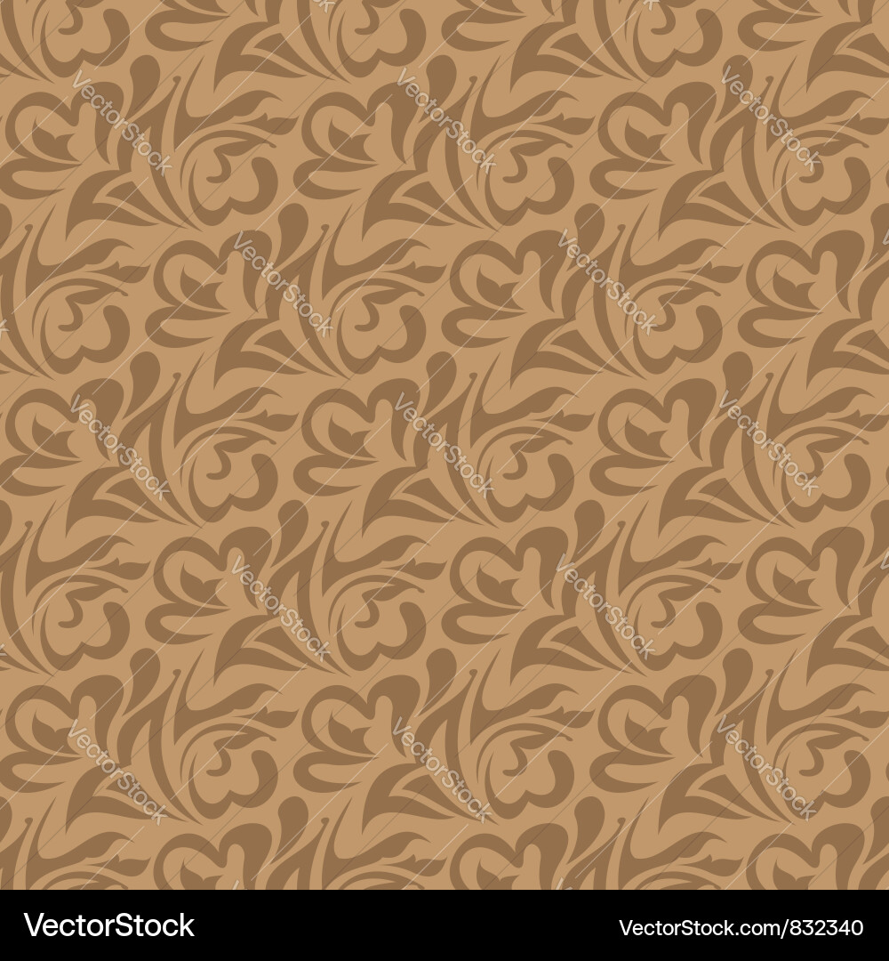 Seamless wallpaper Royalty Free Vector Image - VectorStock