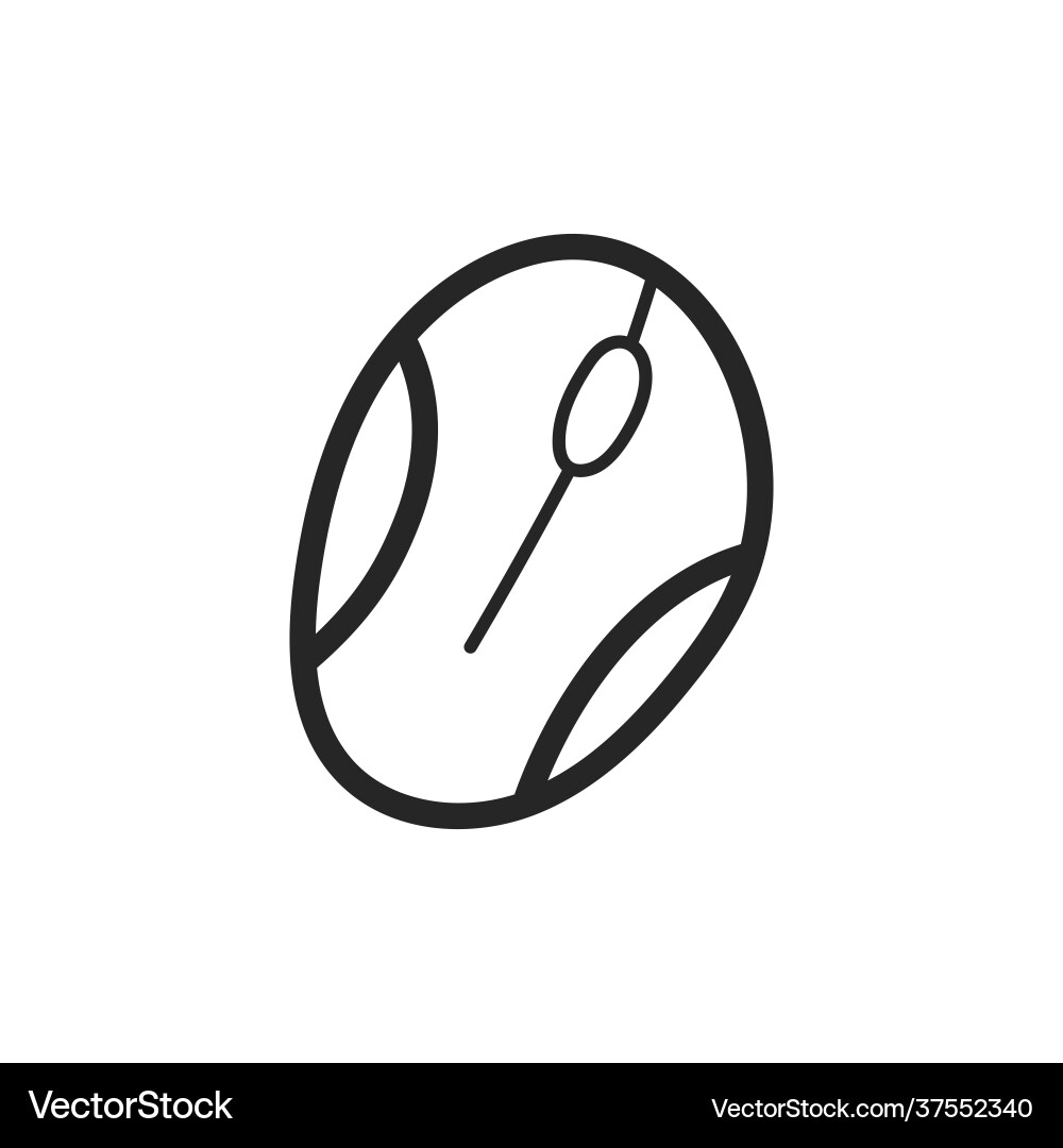 Wireless computer mouse with buttons modern Vector Image