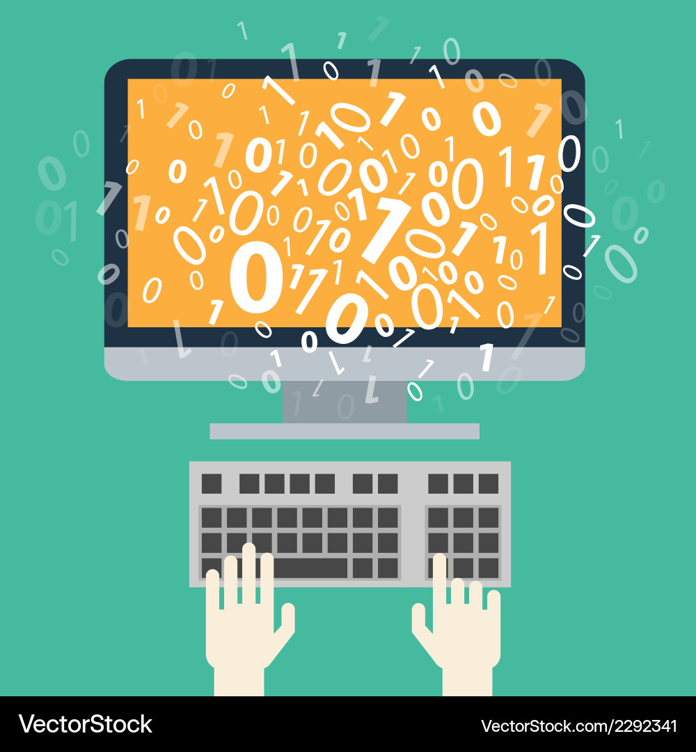 Coding & Programming Icon Set vector image