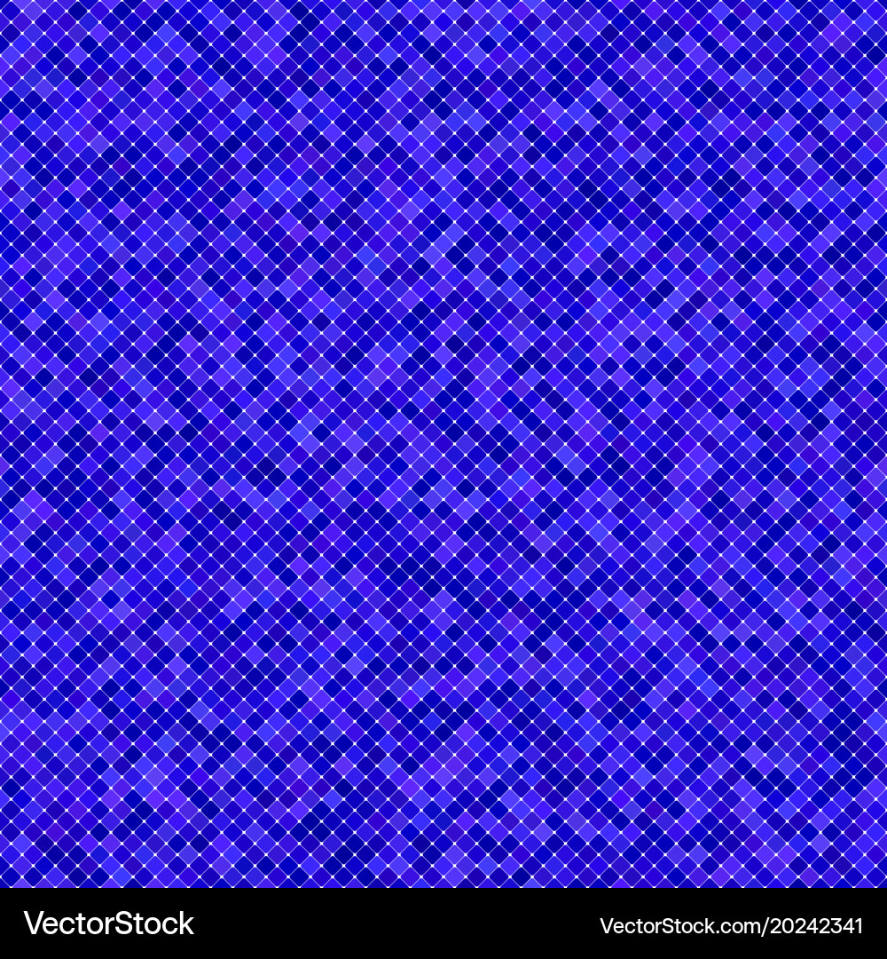 Color abstract diagonal rounded square pattern vector image