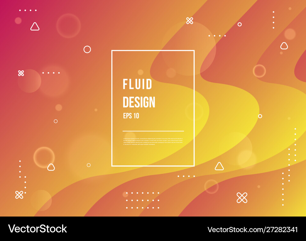 Fluid Neon Color Gradient Vector Image