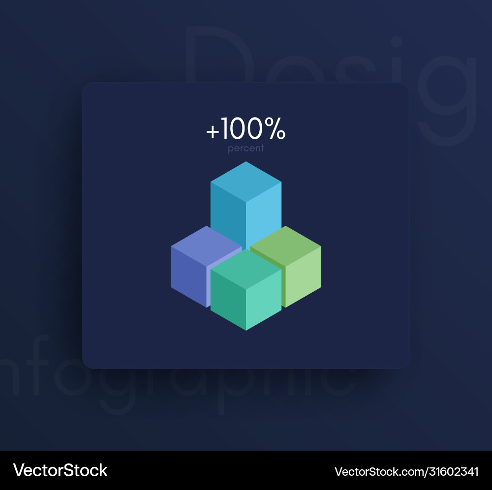 Graphic infographics template for creating web Graphic infographics template for creating web vector image
