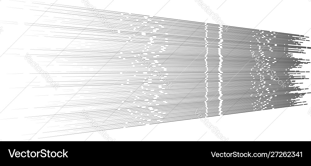 Random 3d dashed lines in perspective segmented Random 3d dashed lines in perspective segmented vector image