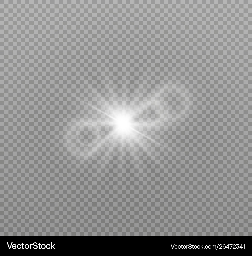 Sunlight a translucent bokeh vector image